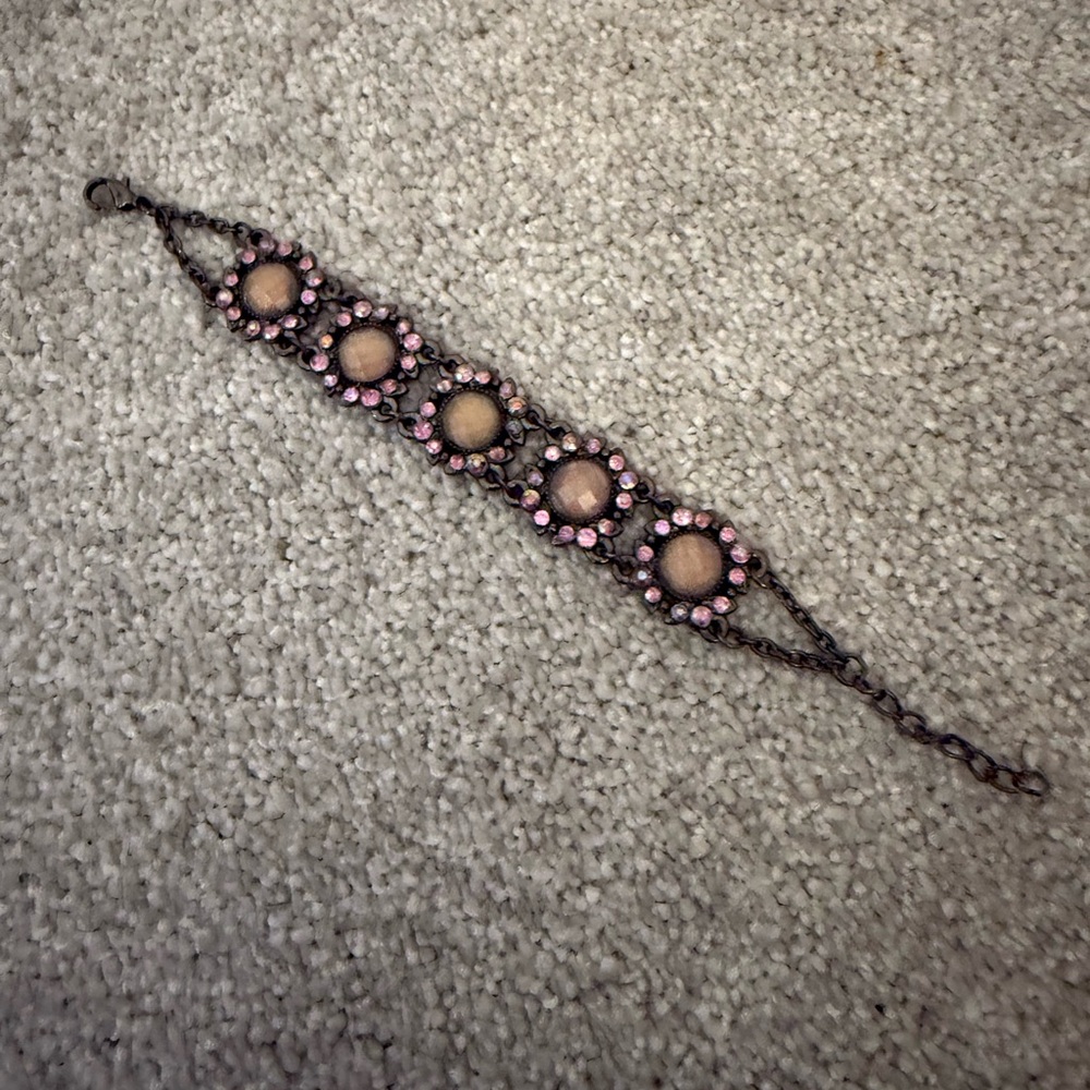Elegant Pink stone Bracelet